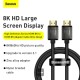 Baseus High Definition Series HDMI 8K to HDMI 8K Adapter Cable 2m Black